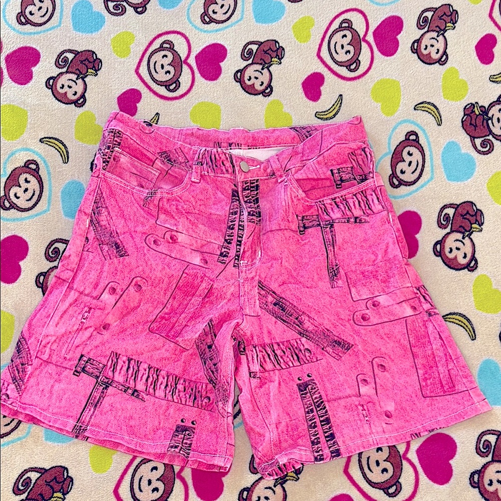 Pink Graphic Women's/ Men’s Shorts